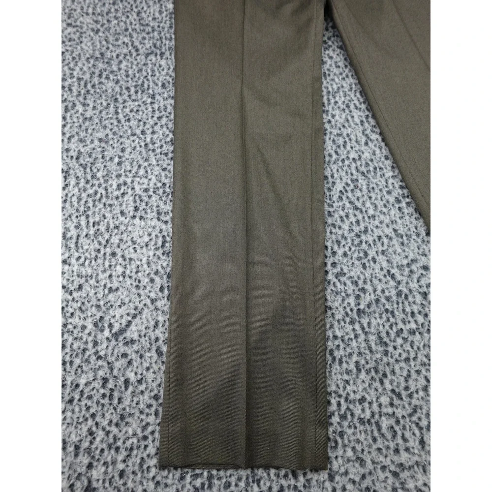 Lauren Ralph Lauren Dress Pants Mens 32W x 32L Olive Green Flat Front Stretch